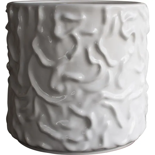 Swoon Krukke Shiny White Ø23 cm Shiny White