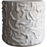 Swoon Krukke Shiny White Ø23 cm Shiny White