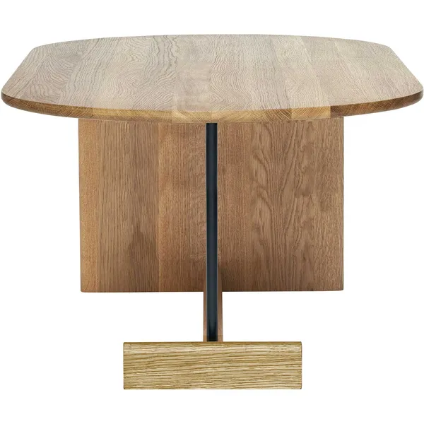 Koku Soffbord Ovalt H:42 cm Mattlackad Ek