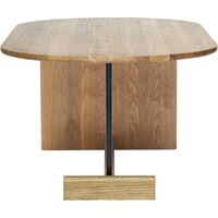 Koku Soffbord Ovalt H:42 cm Mattlackad Ek