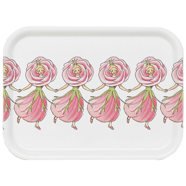 Elsa Beskow Tarjotin 20x27 cm Rose