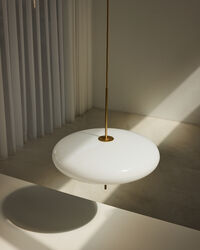Model 2065 Pendel Champagne / Vit
