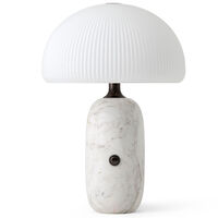 592 Sculpture Table Lamp Ø36 cm White