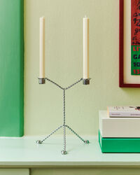 Wire Kynttilänjalka Mirror