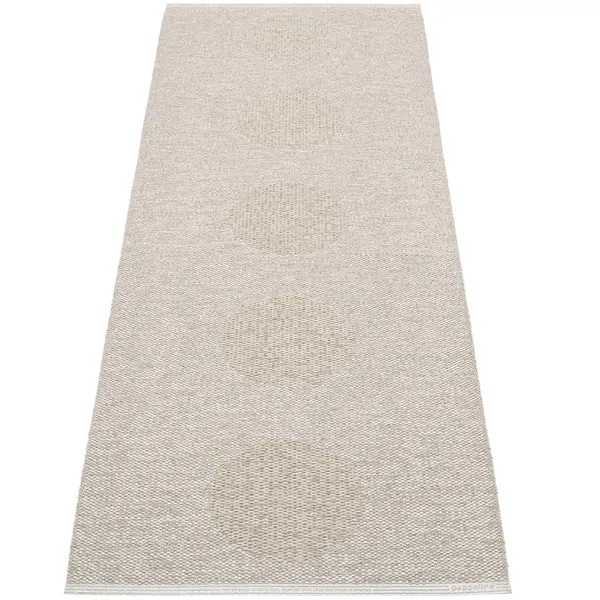 Vera 2.0 Teppe Linen / Stone Metallic 70x200 cm