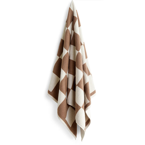 Check Badehåndkle 70x136 cm Cappuccino