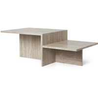 Distinct Sofabord 100x55 cm Travertin Mørkebrunt