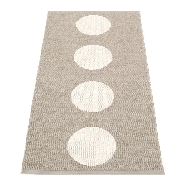 Vera Teppe Mud/Vanilla 70x150 cm