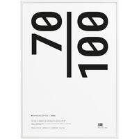 Ramme Hvit / Akryl-glass 70x100 cm