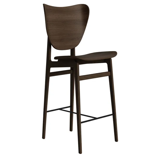 Elephant Bar Stool Dark Oak