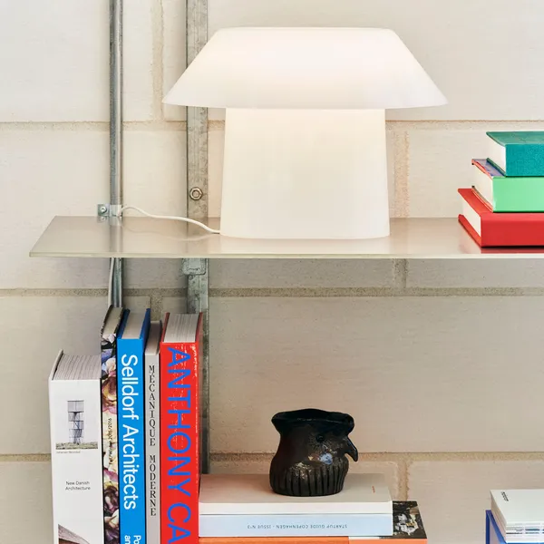 Drome Table Lamp Opal White