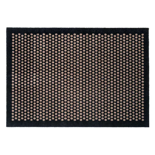 Dot Dørmåtte Sort / Beige 130x90 cm