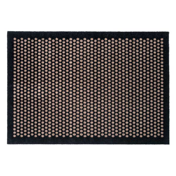 Dot Dørmatte Svart / Beige 130x90 cm