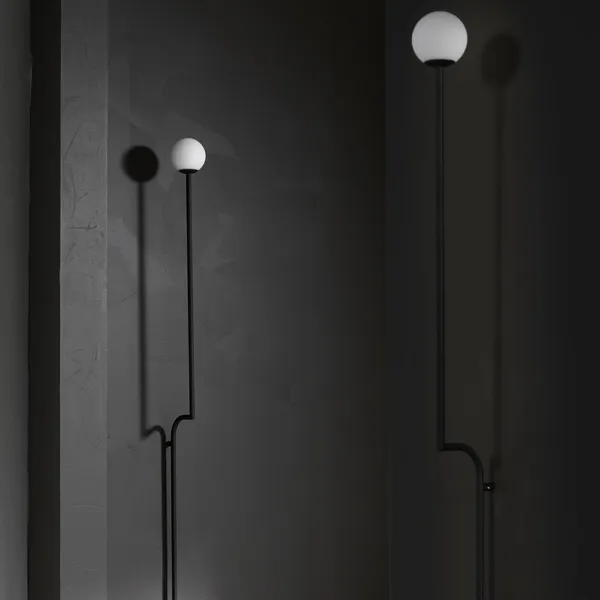 Mobil 150 Væglampe LED Sort