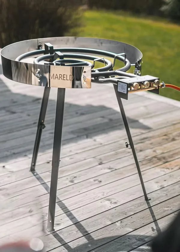 Gasbrännare Med 2 Ringar 58 cm