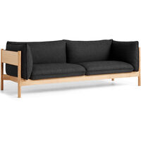 Arbour 3-Sitssoffa Hårdvaxoljad Ek / Re-Wool 198
