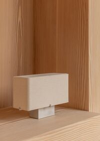 Nonna Bordslampa 24 cm Aluminium / Sand
