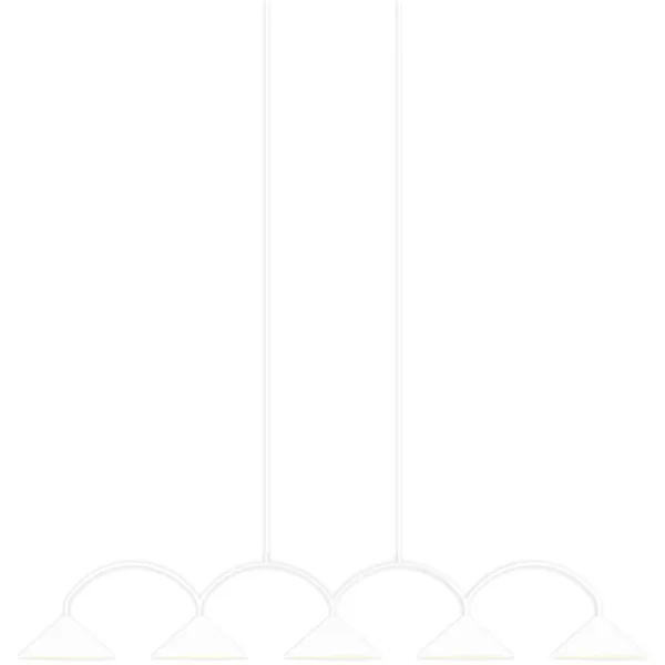 Curve 5 Pendel Hvit
