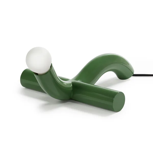 La Due Table Lamp Green