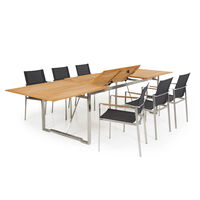 Gotland Stackable Chair Stainless/Black