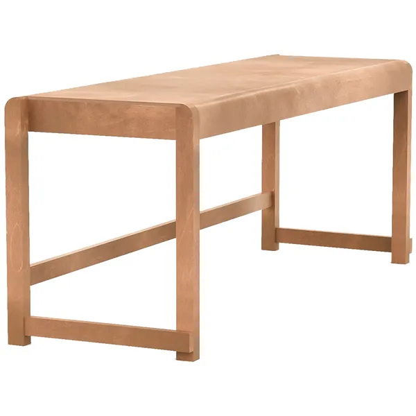 Bench 01 Bænk Varmbrun