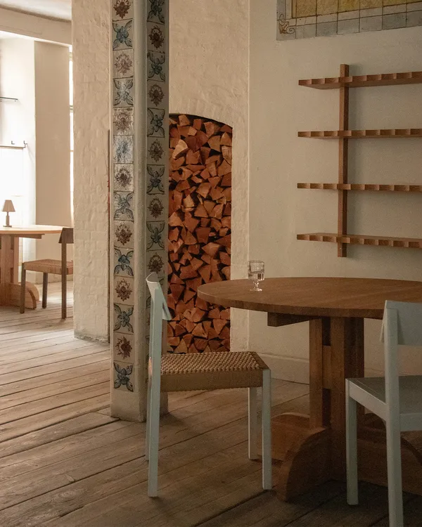 Mauro Stol Linen Blue Oak