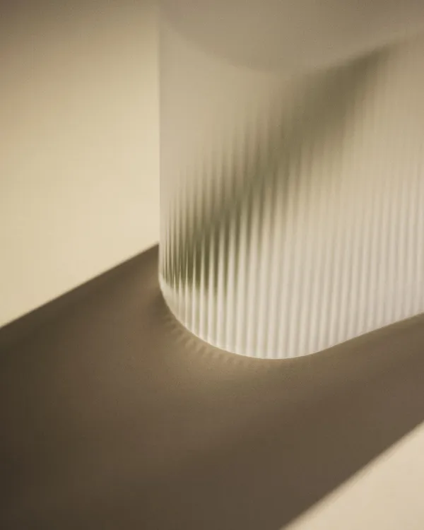 Ridge Vas Frostat Glas 165 cm Vit