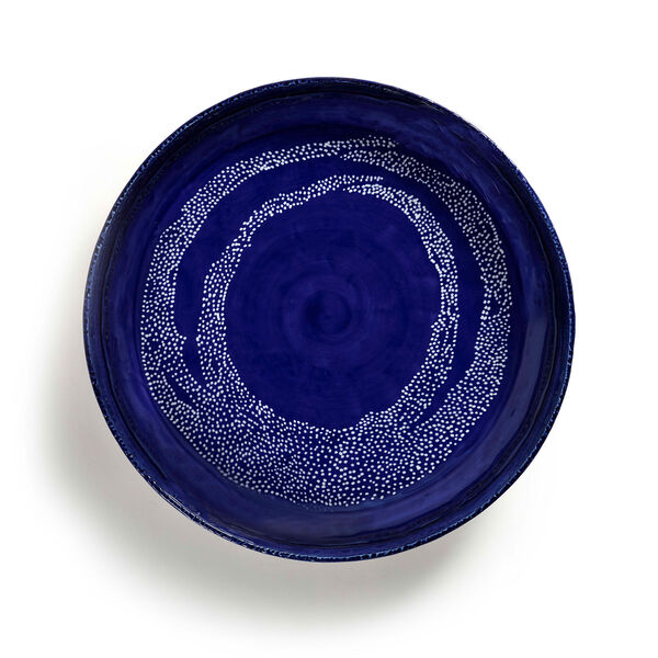Feast Serveringsskål 36 cm Mørkeblå / Hvit