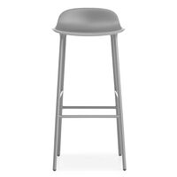 Form Barstol 75 cm Grå/Stål