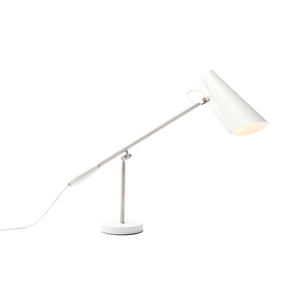Birdy Bordlampe Hvit / Metallic