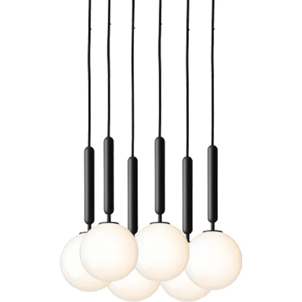 Miira 6 Lysekrone 350 mm Rock Grey / Opal