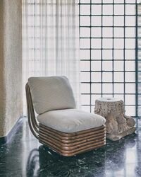 Bohemian 72 Loungestol Dedar Chevron 002