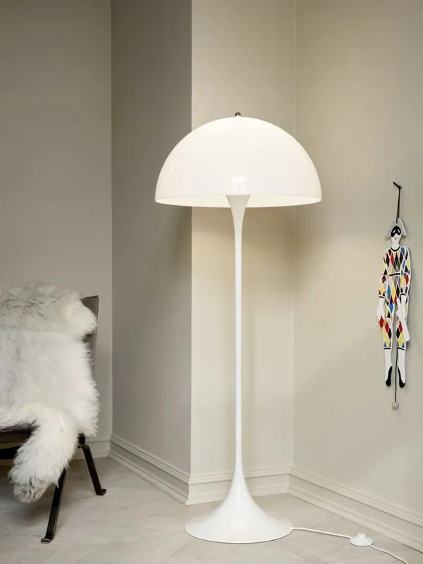Panthella Gulvlampe Opal White