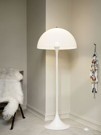 Panthella Gulvlampe Opal White
