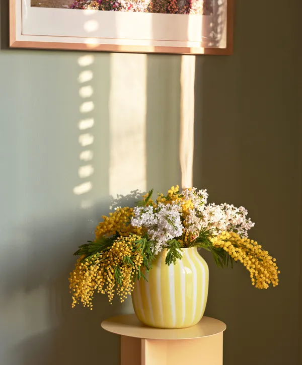 Juice Wide Vase Yellow
