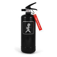 Solstickan Brandsläckare 2 kg Svart/Silver Emblem