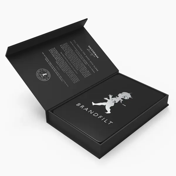 Brandfilt Design Svart