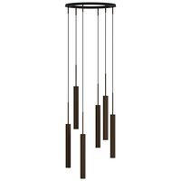 Tubulaire Kattokruunu Bronzed 6 Riippuvalaisinta
