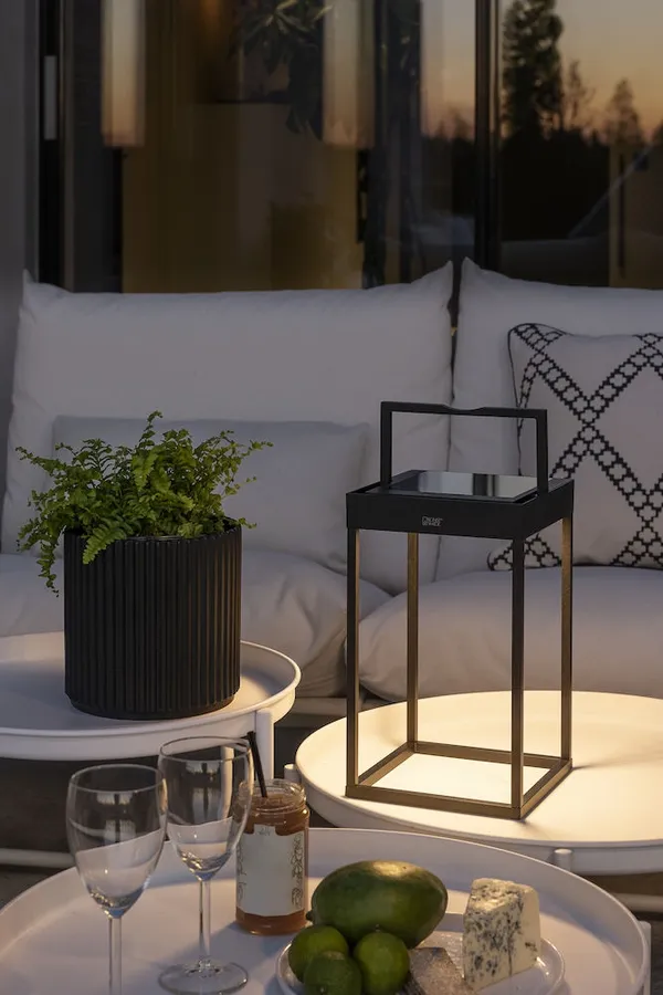 Portofino Bordlampe Bærbar Svart