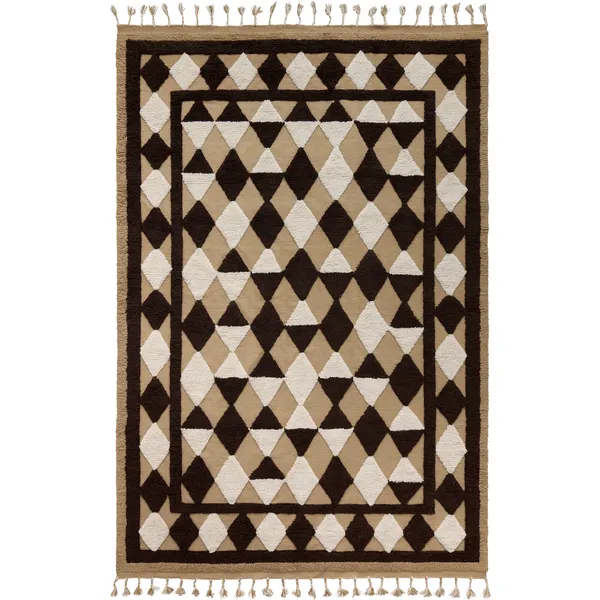 Oriental Grid Matta 180x270 cm Brun