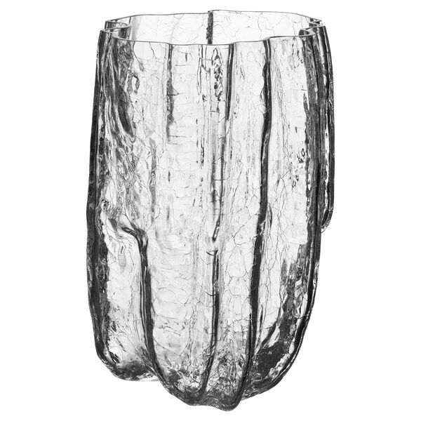 Crackle Vase Klar 28 cm