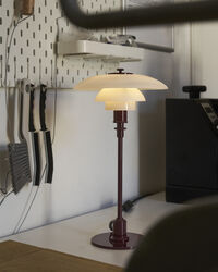 PH 3/2 Bordslampa Glossy Burgundy