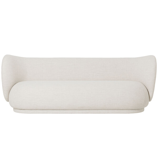 Rico Boucle 3-Sitssoffa Off-white
