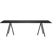 Loop Stand Pöytä 250 cm Linoleumi / Musta