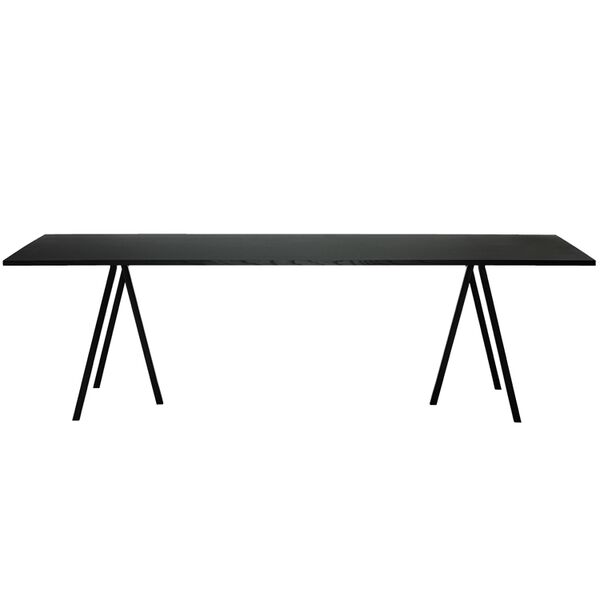 Loop Stand Bord 250 cm Linoleum / Sort