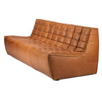 N701 Sofa Old saddle 3-Pers
