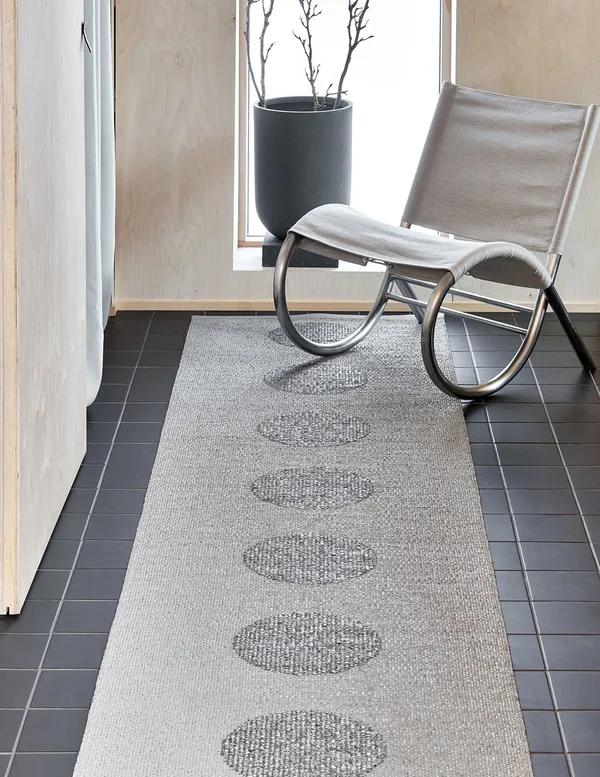 Vera 2.0 Teppe Grey / Granite Metallic 70x200 cm