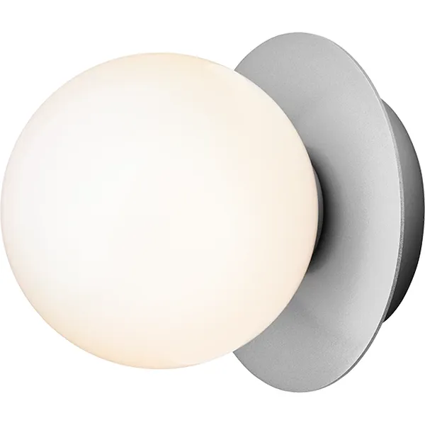 Liila 1 Vegg-/Taklampe 140 mm Light Silver / Opal