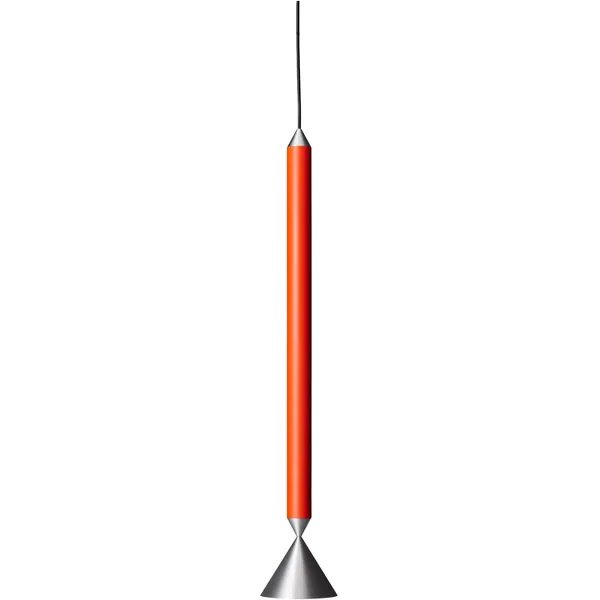 Apollo 59 Pendel Red Orange / Polerat Aluminium