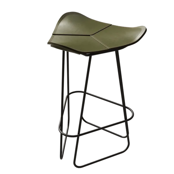 Pampa Barstol 65 cm Sort / Grass Green
